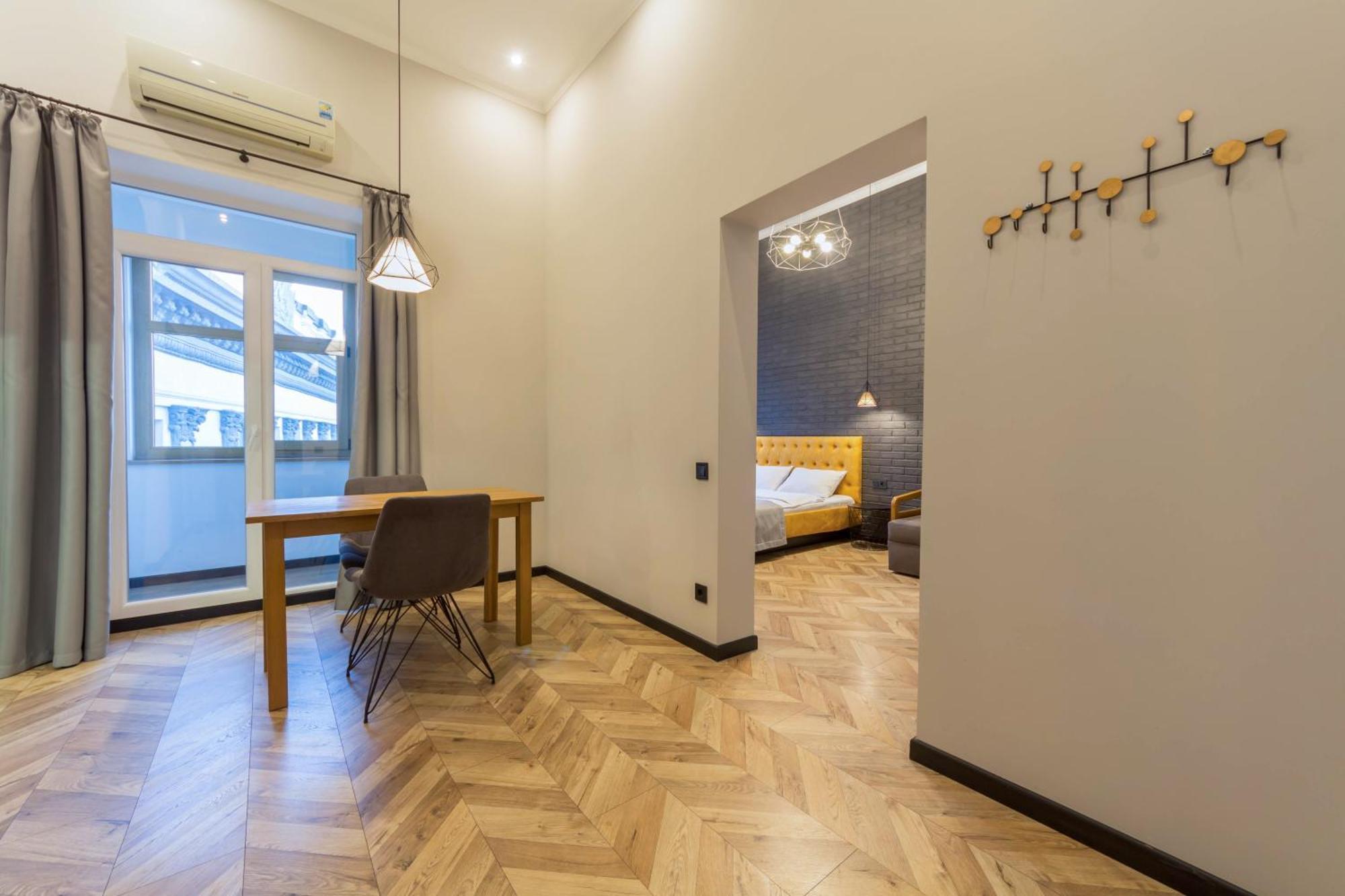 Self Check-In Apartments Kiew Exterior foto